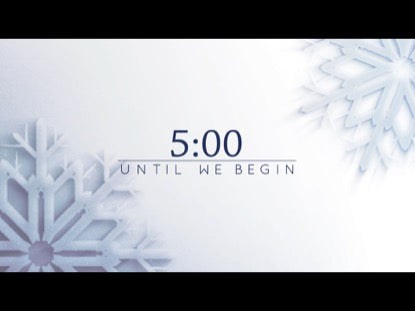 Frosted Snowflake Countdown
