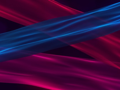 Silken Red Blue Pink
