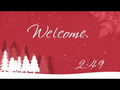 Snowy Christmas Field Countdown