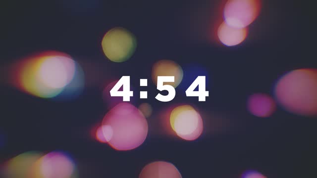 Blissful Bokeh Countdown