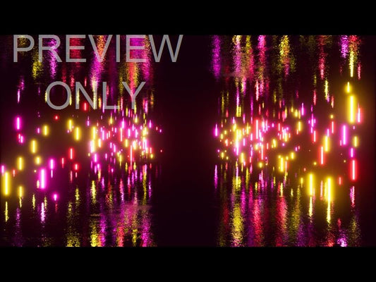 Fluorescent Skyline Pillars Still