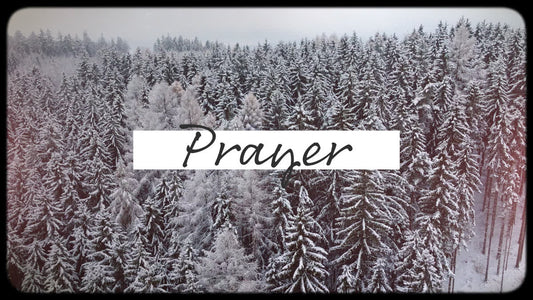 Retro Winter Prayer