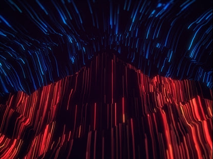 Fiber Optic Red Peak Stars