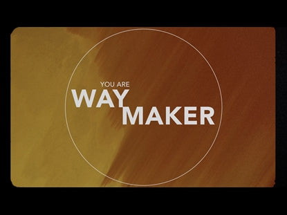 Way Maker
