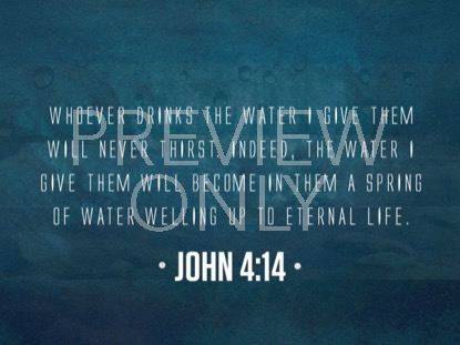 Come To The Water Scripture Still