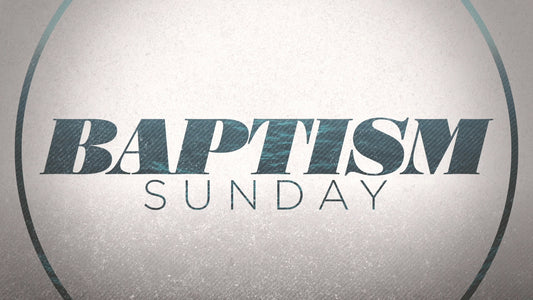 Baptism Waves Sunday