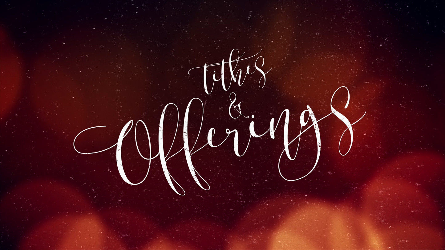Warm Christmas Glow Tithes