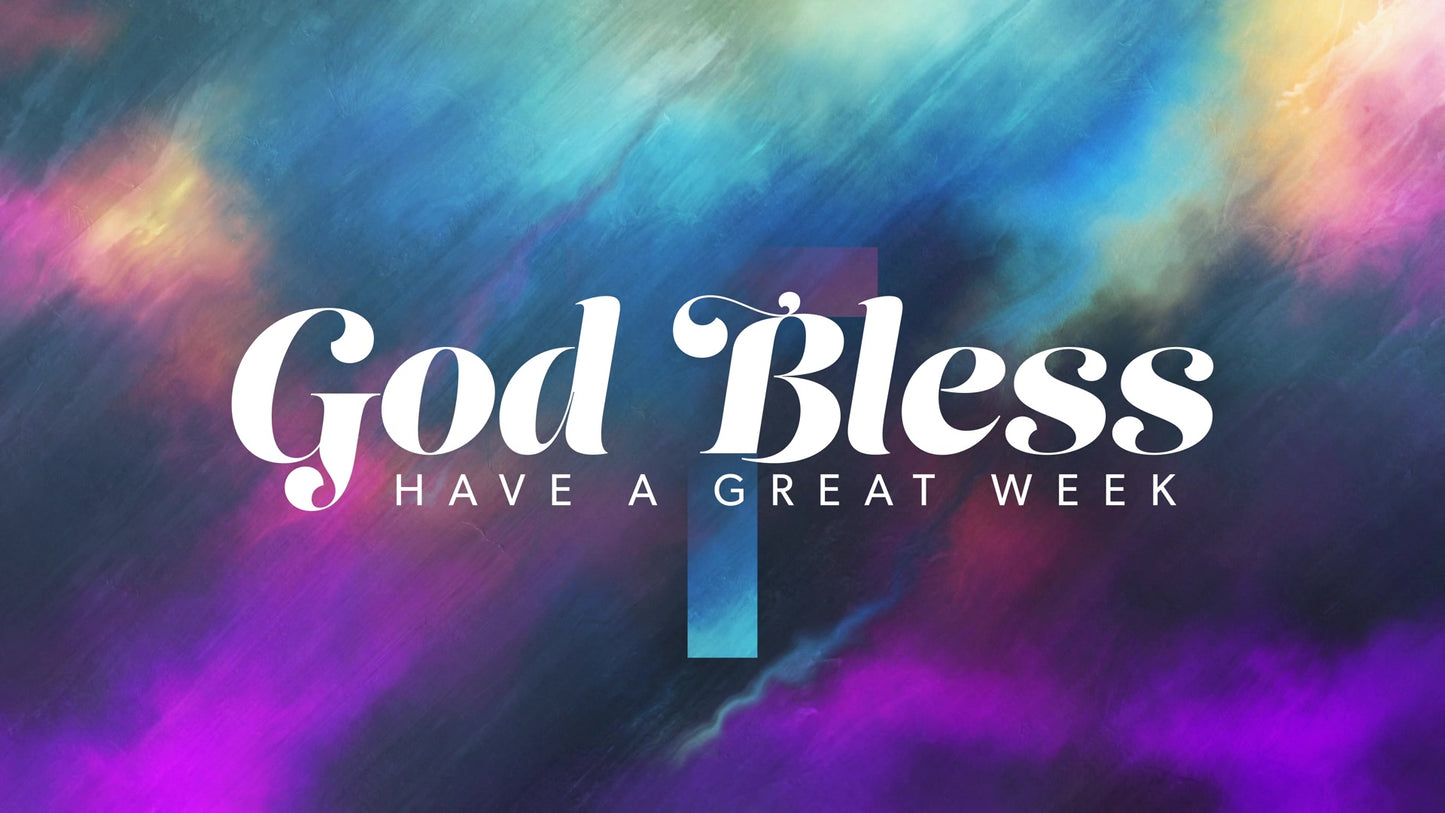 Sunday Paint God Bless