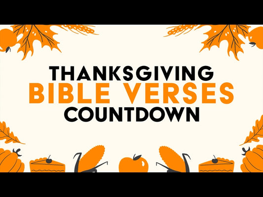 Thanksgiving Bible Verses Countdown