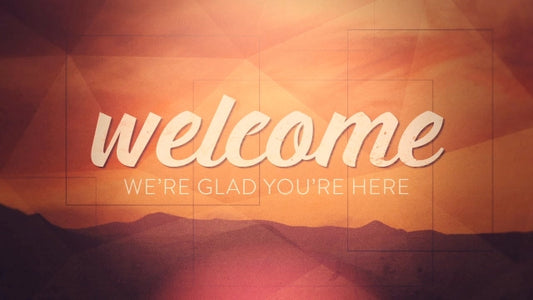 Geometric Hues Welcome