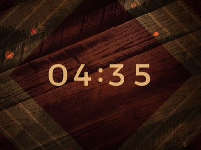 Rustic Wood Countdown