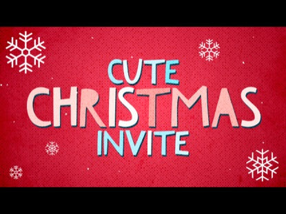Cute Christmas Invite