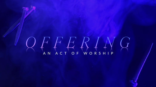 Holy Week Reflections Offering Still