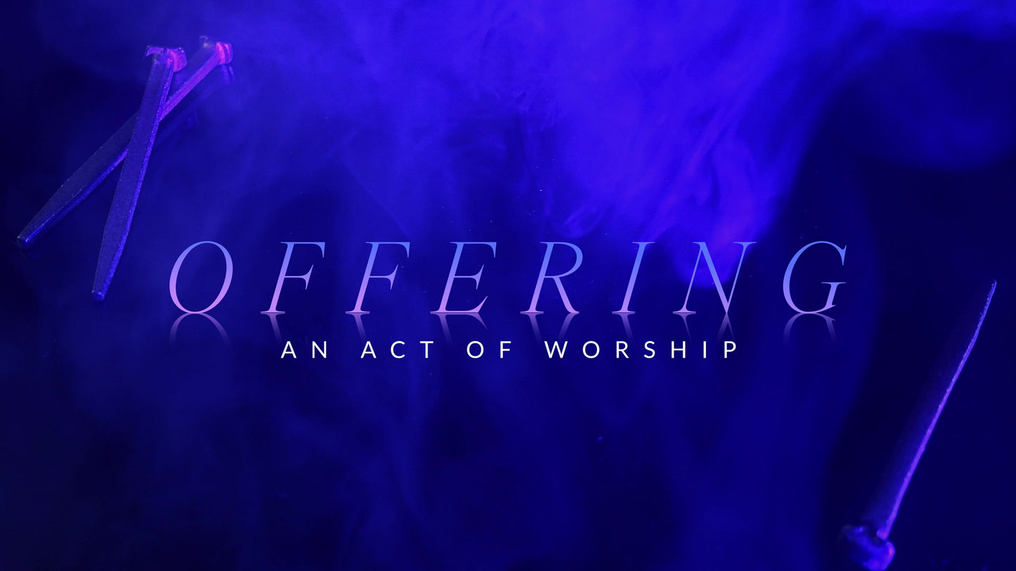 Holy Week Reflections Offering