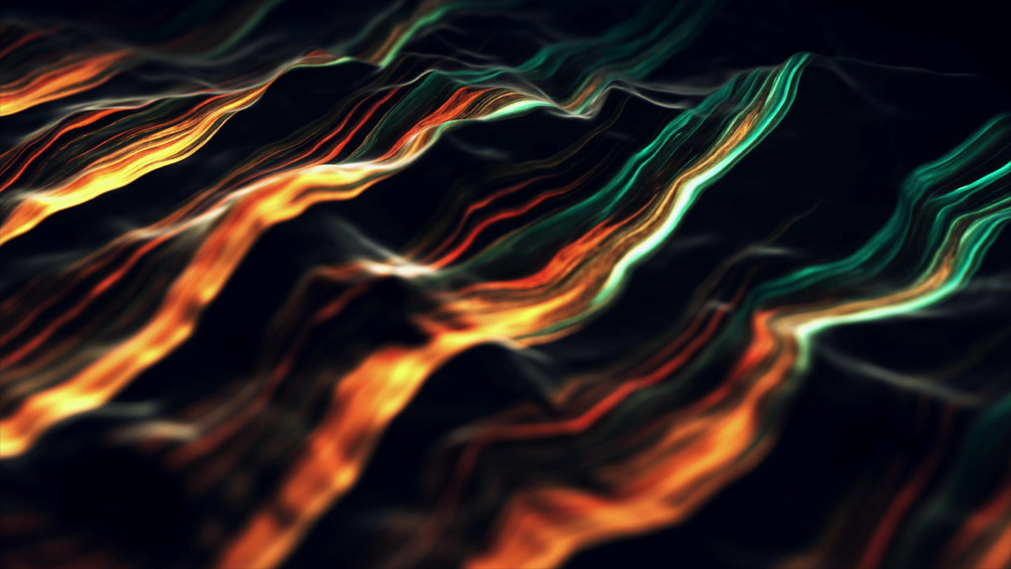 Electric Ocean Sunset Still