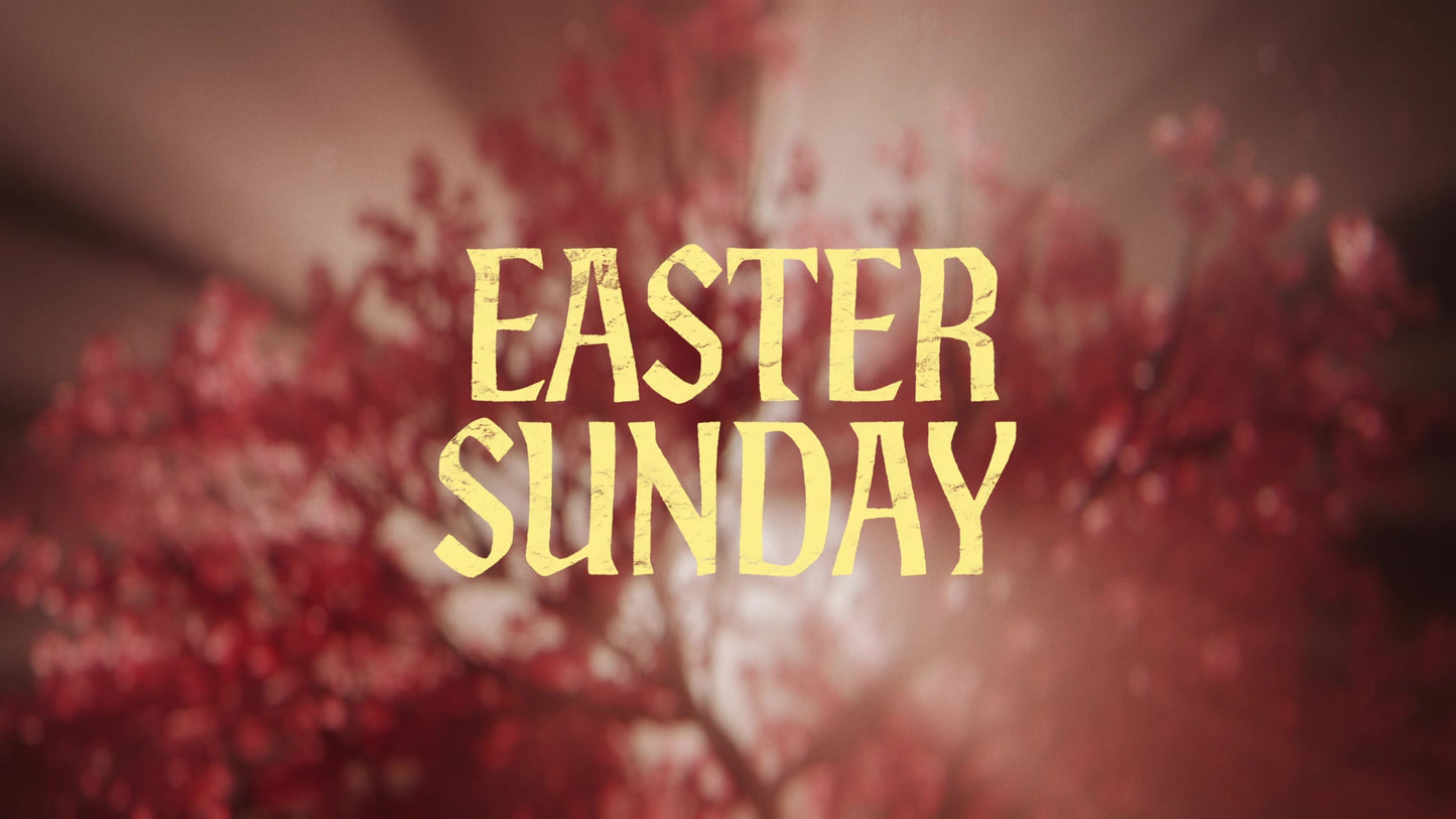Holy Week Easter Sunday Title Still
