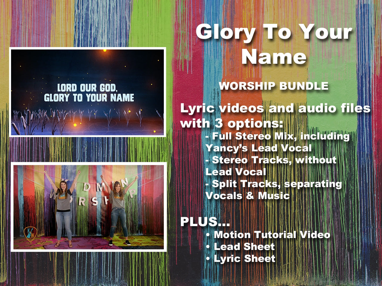 Glory To Your Name Worship Bundle