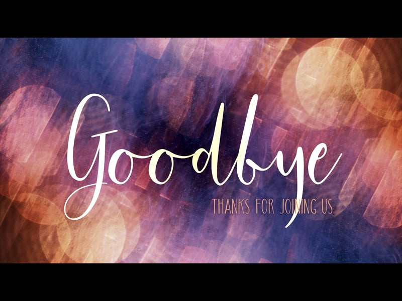 Resolute Goodbye