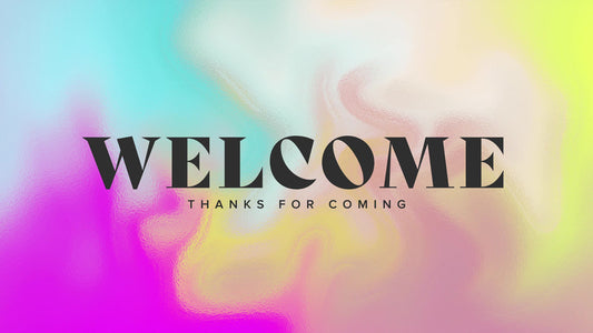 Easter Foil Welcome Still