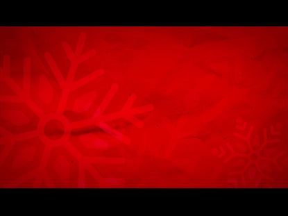 Big Snowflakes Red Motion Loop