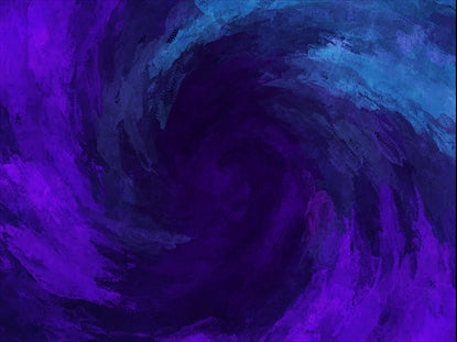 Paint Swirl Dark Purple Teal