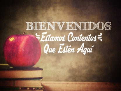Apple A Day Welcome Motion Spanish