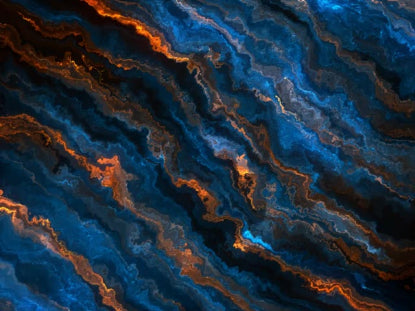 Sand Stream Teal Gold