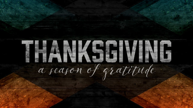 Geomteric Wood Thanksgiving