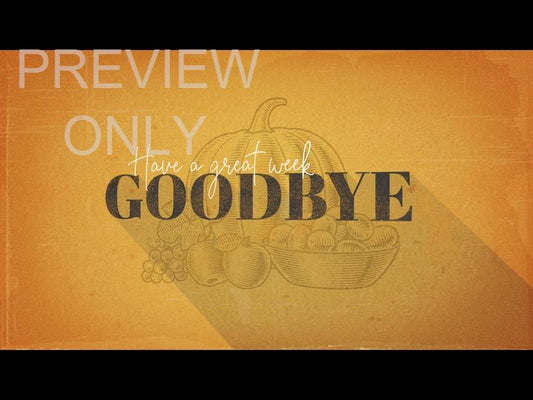 Thanksgiving Volume Four: Closing Still