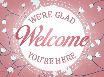 Pink Mother'S Day Welcome Motion