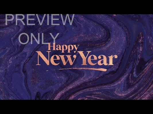 Acrylic Happy New Year