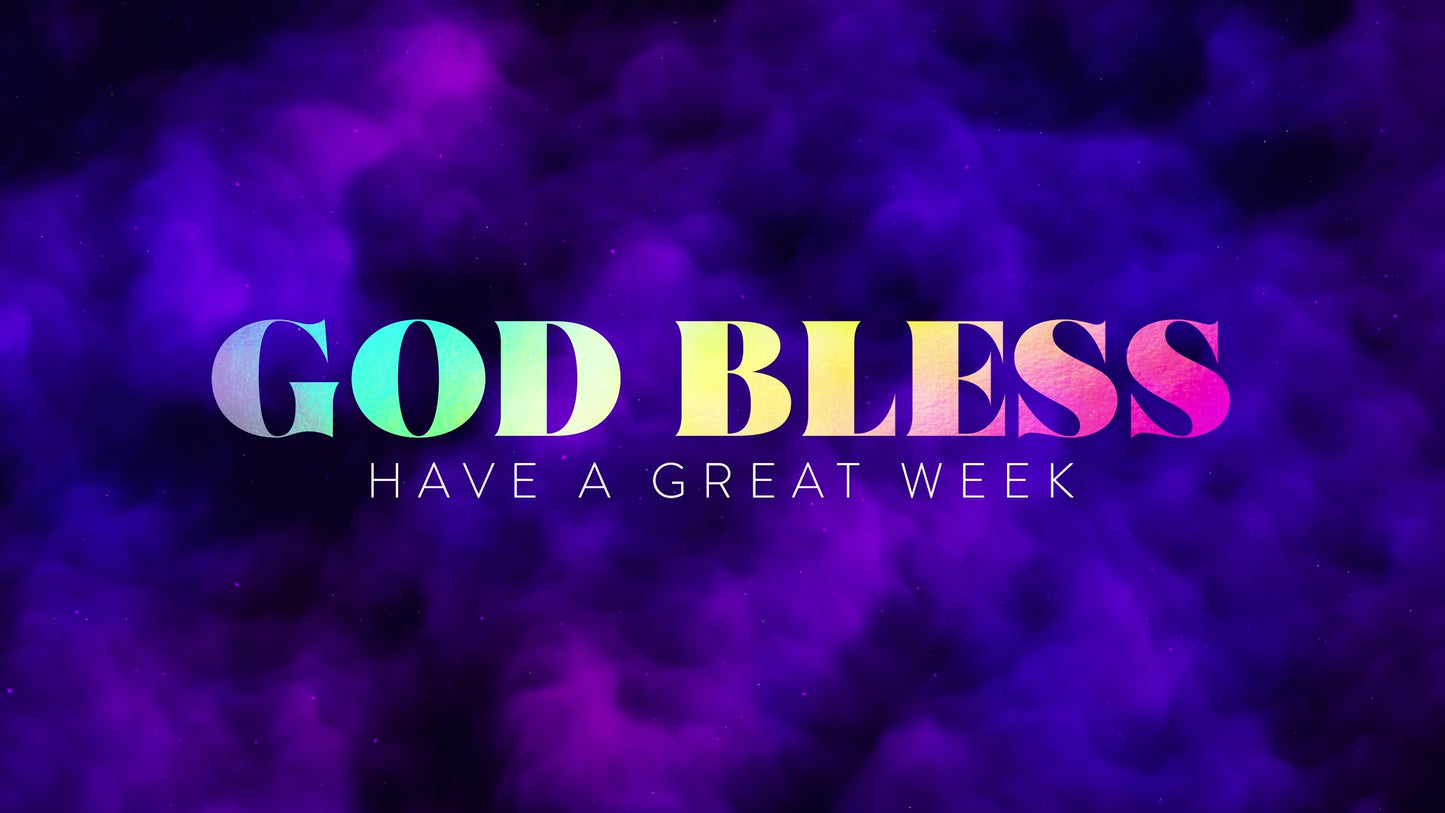 Glitter Fog God Bless