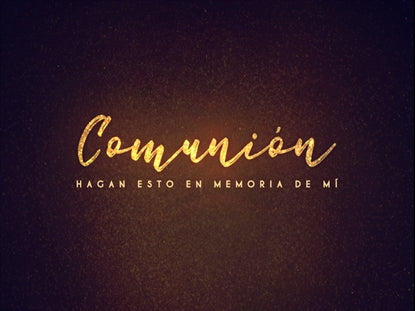 Gratitude Communion Motion - Spanish