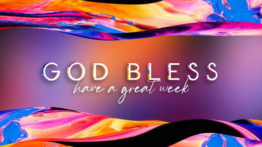 Gradient Paint God Bless