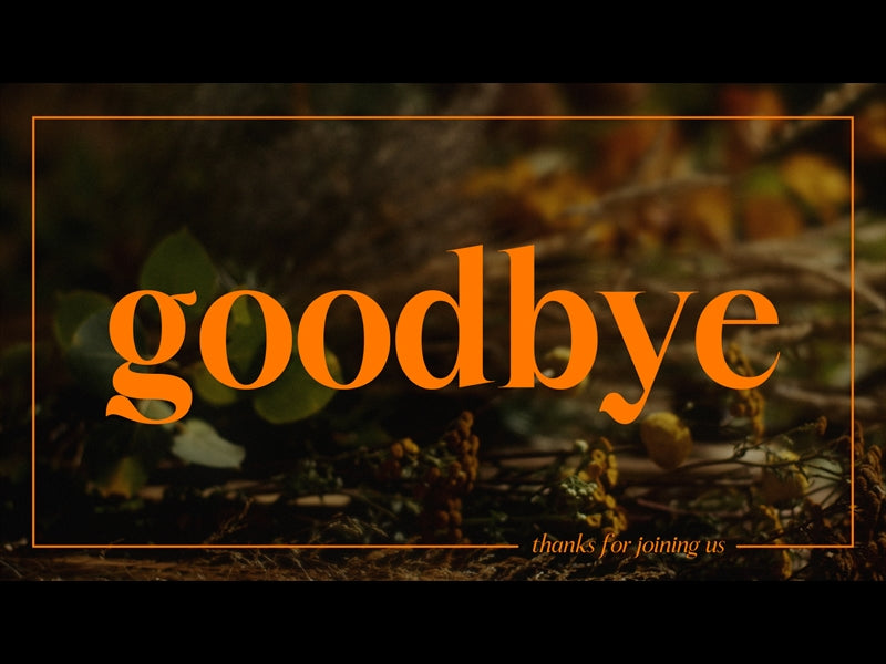 Flora Fall Goodbye