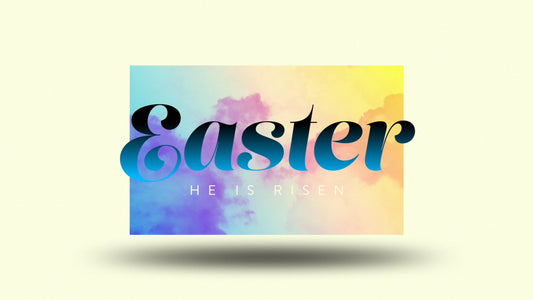 Gradient Clouds Easter Still