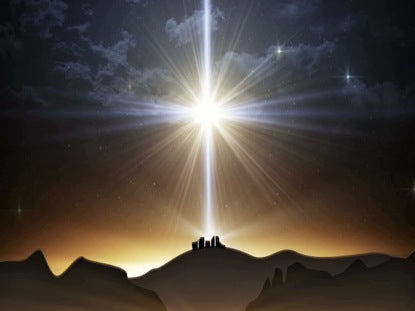 Bethlehem Christmas Large Star Landscape