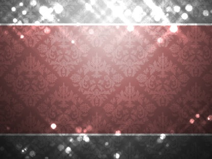 Particle Pattern Silver Red