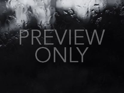 Rain On Glass Dark Bw