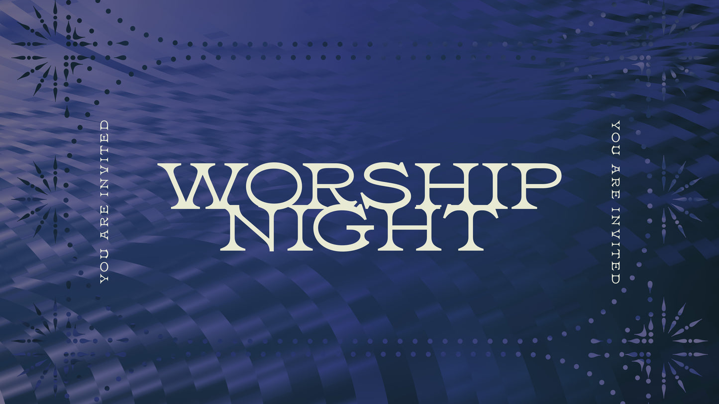 Solar Patterns Worship Night Title