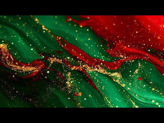 Painted Christmas Sparkle Motion Loop