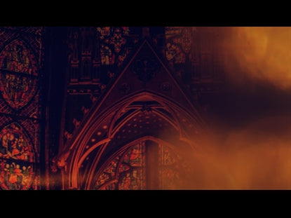 Warm Candles And Stained Glass Side