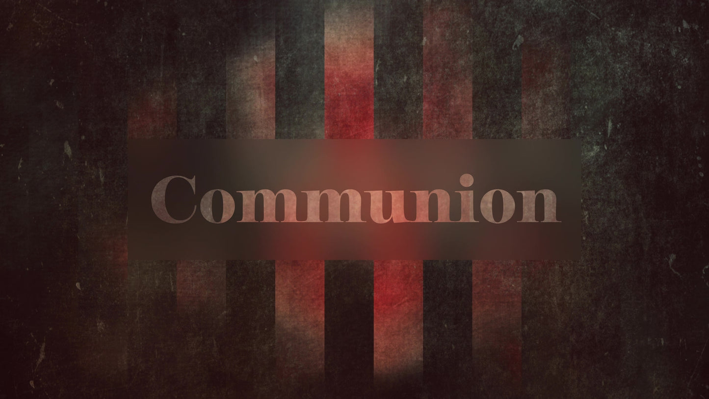 Muted Stripes Communion