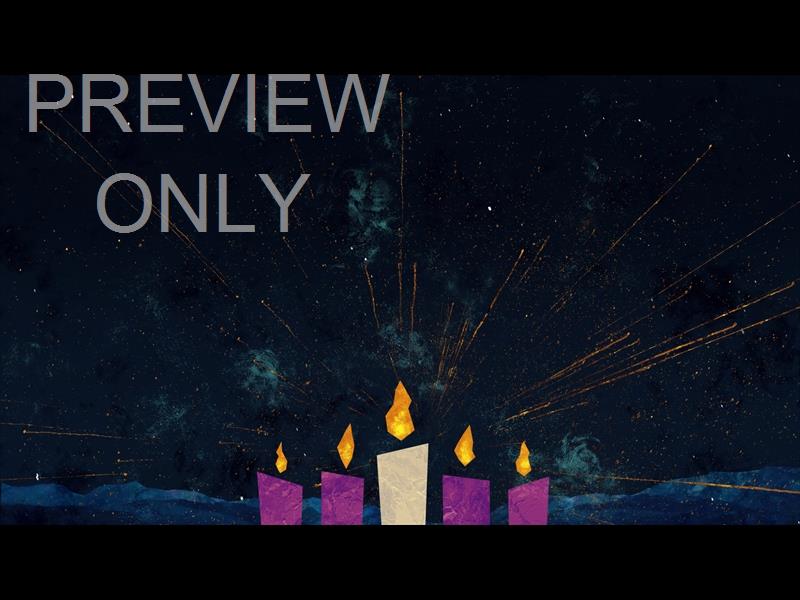 Silent Night Advent Candles 02 Still