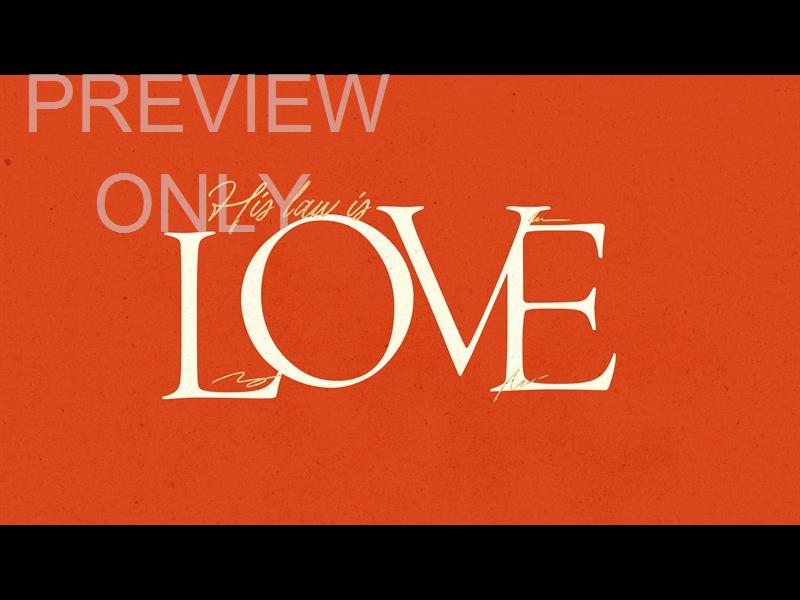 Advent Type Love Title Still