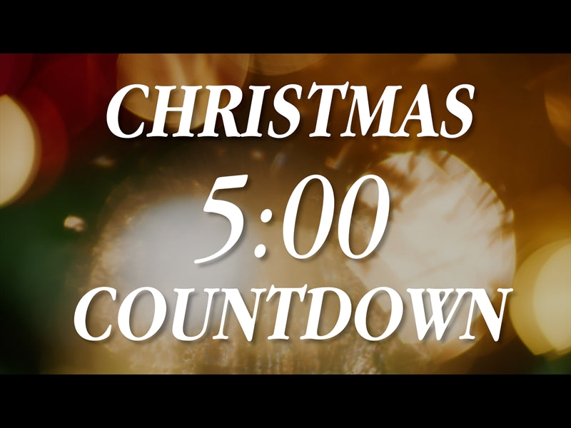 Christmas Season Countdown 5 Mins