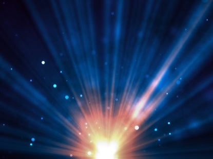 Fog Rays Blue Fast
