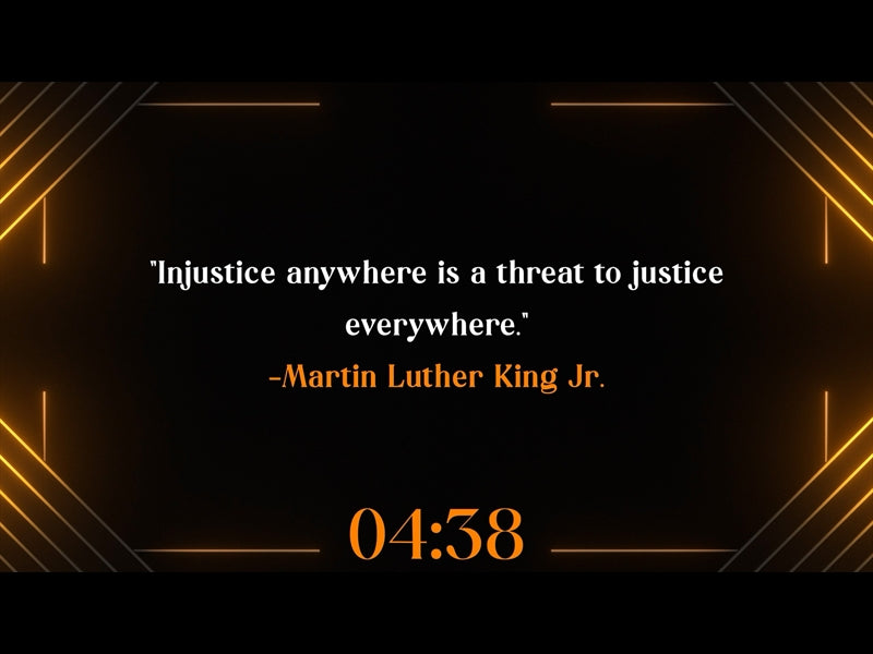 Martin Luther King Jr. Quote Countdown