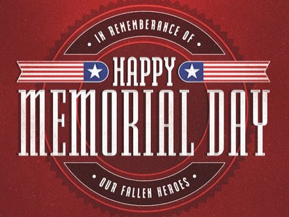 Memorial Badge Happy Memorial Day
