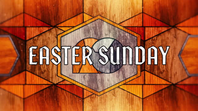 Holy Week Glass Easter Sunday Loop